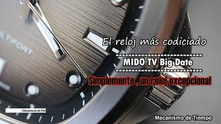 MIDO Multifort TV Big Date, un reloj sofisticado y excepcional Español #viral  #watch