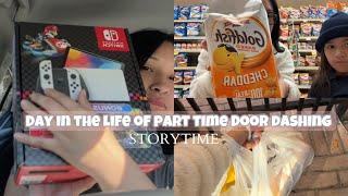 DAY IN THE LIFE OF: Door Dashing | PLUS story time! 