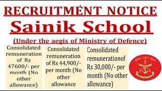 Multiple Subjects Recruitment Vacancies Notification | With Only PG Get Rs 47,600 pm