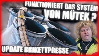 Automatic rondel for briquette press | Construction & test of the MÜTEK system