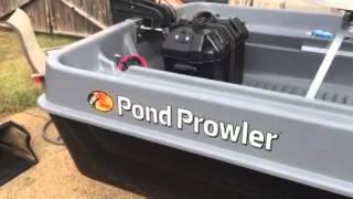 Pond Prowler 10 foot fishing boat walk around