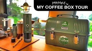 POV Barista Vanlife with STANLEY COFFEE BOX | OutIn Nano Espresso | Labubu | Land Cruiser