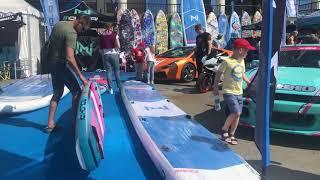 Выставка Boat show , яхт клуб 7 футов 2021 . Molokai и iBoard sup