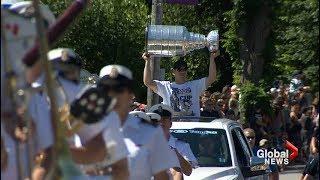 Sidney Crosby celebrates 30th birthday with Stanley Cup in Halifax, N.S.