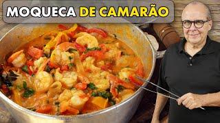 A MELHOR RECEITA DE MOQUECA DE CAMARÃO DO CHEF TAICO