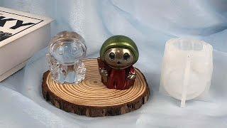 3D Cartoon God of Death Secrets: Master Resin Mold Ornament Crafting!