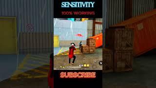 BEST SENSITIVITY 100% WORKING #shorts #shortsfeed #smooth #freefire #viralvideo #youtubeshorts #ff