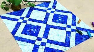 The secret of beautiful patchwork sewing🪻Easy quilt blocks for beginners