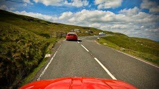 HSVs climb the Black Mountains (A4069). Vauxhall (Holden) Monaro VXR & VXR8 Bathurst - Top Gear Road