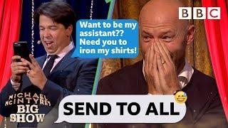 Send To All with Alan Shearer | Michael McIntyre's Big Show - BBC