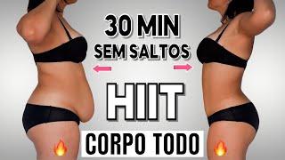 30 Min Full Body HIIT Cardio Wolkout  Low impact, No Jumping, At Home