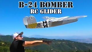 B-24 Bomber RC Glider, Slope Soaring