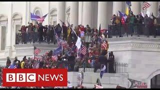 Chaos in Washington as Trump supporters storm Capitol and force lockdown of Congress - BBC News