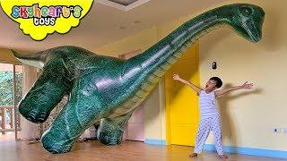 Giant Long Neck DINOSAUR!! "Skyheart Toys" Brachiosaurus dino kids jurassic world