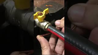 Quick Gas pipe leak Fix Idea #BrosTech #shorts #tools #tips #gas #pipe #fixed