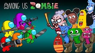 Top Among Us Collection vs Zombies Animation | AMONG US ANIMATION