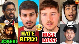 Dhruv Rathee REPLY to HATE...| Tirth Parsana Vs SunrayBee, MrBeast, Prabhas, Purav |