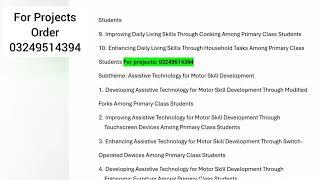 Aiou 8613 Research Project Topics Spring 2024 | 8613 Solved Spring 2024 | #aiou8613