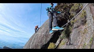 [360°] 1小時沈浸式懼高症體驗 | 馬來西亞最高峰神山繩索攀登