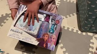 Unboxing Tooth Fairy Gift| Frozen 2 Perfume and Nail Polish Gift Set