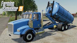 FS19 - Transporting FUEL with the SX 210 HKL TRUCK - Farming Simulator 2019 Roleplay Truck