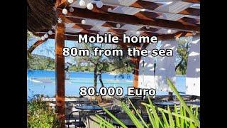 Mobile home for sale - only 80m from the sea  - 80.000 Euro