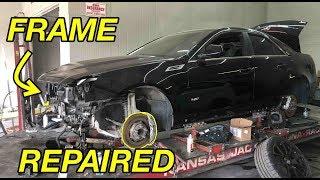 Fixing the FRAME DAMAGE on my CTS-V.