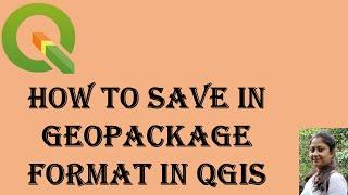 How to save in geopackage format in Qgis