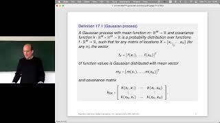 2022-01-10 Machine Learning Lecture 22/28 - Gaussian processes