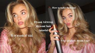 Easy dyson airwrap hair tutorial | how to make your blowout last, is it worth it?