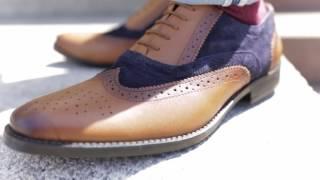 JAY NAVY & TAN // REDFOOT SHOES