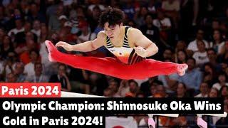 Shinnosuke Oka Wins Gold in Men’s All-Around Gymnastics at Paris Olympics 2024!