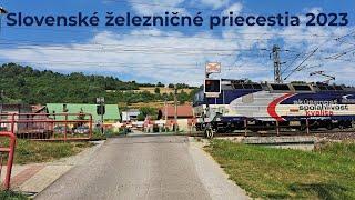 Slovenské železničné priecestia 2023 ● Slovak railroad crossings 2023