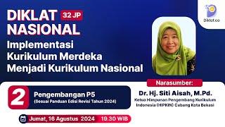 Diklat Nasional 32JP #2 - IMplementasi Kurmer Menjadi Kurikulum Nasional