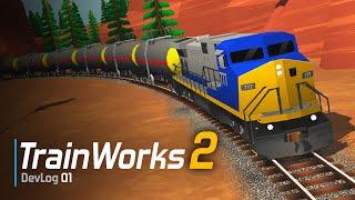 TrainWorks 2 | First Prototype Video, Testing The Game's Mechanics, Test Map | DevLog 1