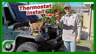 Jeep Thermostat install: Some Trouble