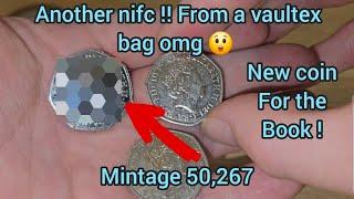 50P COIN HUNT EP 92 ANOTHER NIFC FOUND IN A VAULTEX BAG MY LUCK HAS BEEN OF THE SCALE ️ 🪙