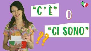  C’è o ci sono - Il y a en italien  - apprendre l’italien facilement