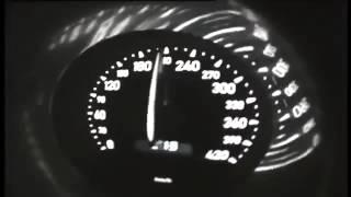 Bugatti Veyron max speed test 0 - 420 km/h. Top speed