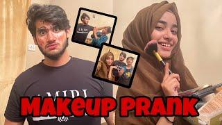 Laiba Ne Kiya Ahmad K Saath Makeup Prank  Laiba Fatima & Ahmad Vlogs.