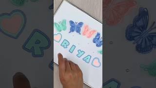  Transform your room with this stunning DIY table decor with name!