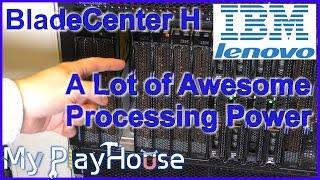 Lenovo/IBM BladeCenter H - 14 Servers, 28 CPU´s in Just 9U -522