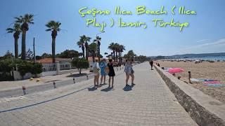 Çeşme Ilıca Beach ( Ilıca Plajı ) İzmir, Türkiye [4K UHD 60 fps]