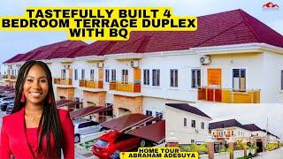 4 BEDROOM TERRACE DUPLEX WITH BQ IN ABRAHAM ADESUYA #home