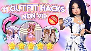 10+ FREE DRESS TO IMPRESS HACKS TO GET FIRST PLACE *NON VIP* Roblox