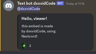 nextcord.py embed! | learn one-by-one, how to make your own embed!