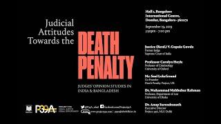 Panel Discussion: Judicial Attitudes towards the Death Penalty