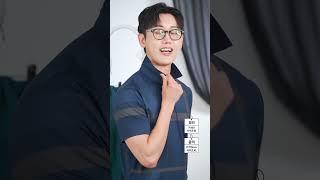 휠렉스 남성 여름 폴로넥 기본 체크무늬 반팔 티셔츠 W13