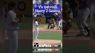Yu Darvish Nasty 2-Seams #mlb #baseball #yudarvish #ダルビッシュ #padres #pitching