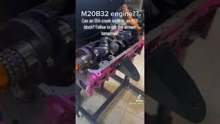 M20B32 Stroker? Czy da się zakręcić wałem korb. S54 w bloku M20? Can an S54 crank work in M20 block?